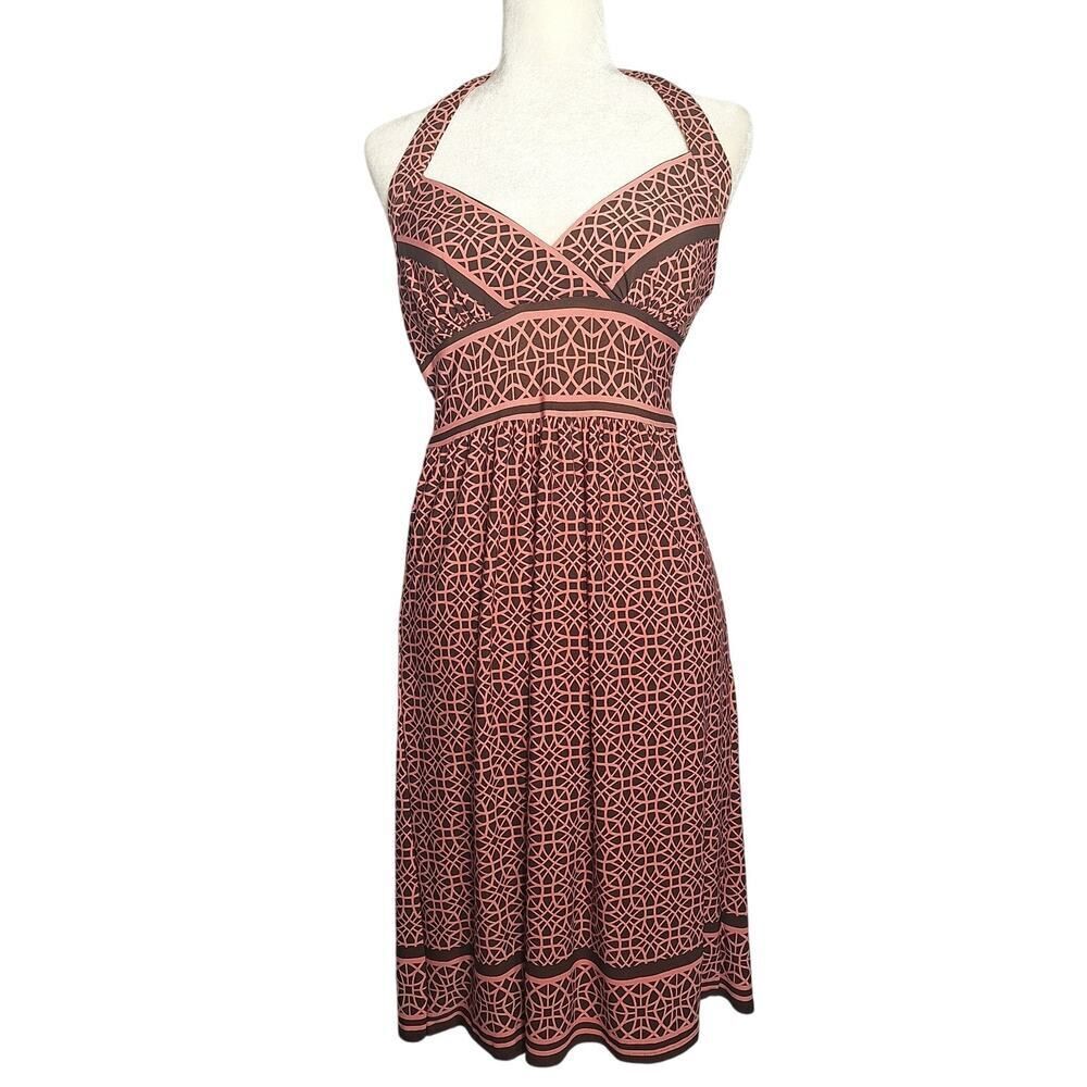 Jodi Kristopher Halter Dress Mini Babydoll Large Womens